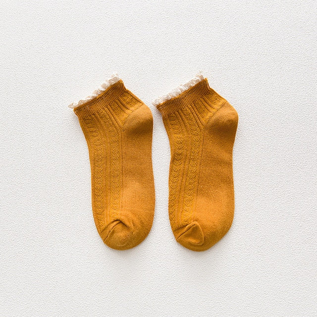 Lolita Style Frilly Ruffle Socks